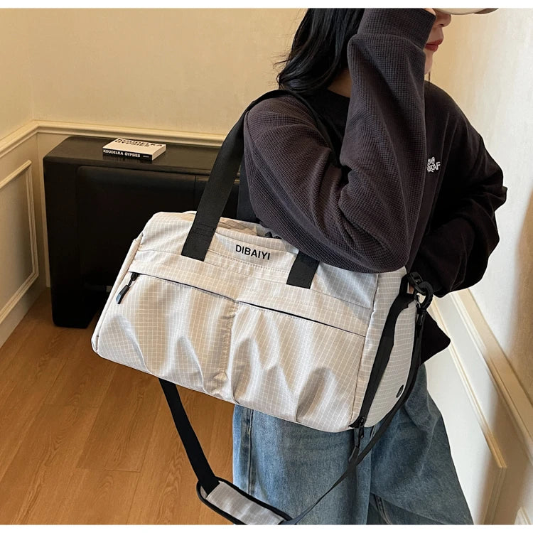 Outdoor bag picnic bag.Sports Gym Bag for Women Girls Travel Duffle Bag Lightweight Carry on Weekender Bag Overnight Bag Gifts