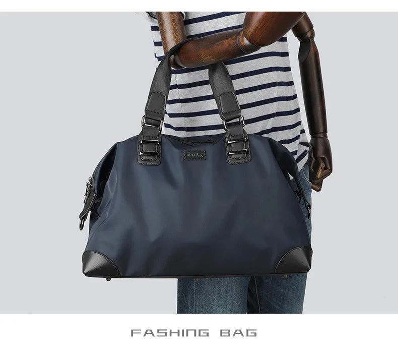 Gym Bag Men Hand-Held Luggage Bag Short Distance Large Capacity Travel Luggage Bag Business Trip Lightweight Travel Bag Leisure