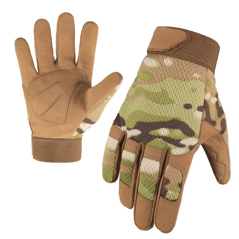 Tactical Full Finger Gloves for Men And Women Touch Screen Compatible Combat Shooting Hunting Outdoor Sports Work Mittens