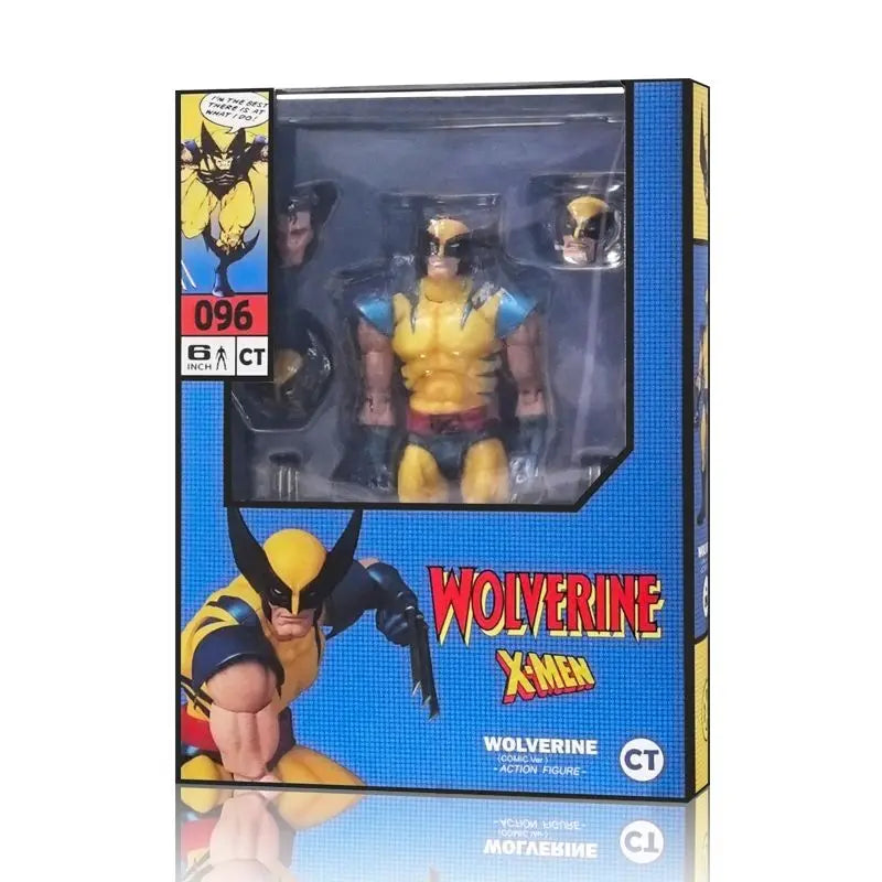 New CT Toys Mafex 96 Wolverine Figure Brown Comic X-Men Action Figure Mafex 138 Shf Anime Figurine Ko Model Toy Gifts