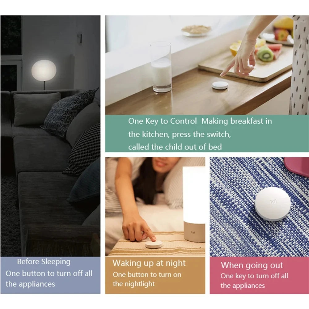 Xiaomi Mijia Smart Wireless Switch Smart Home Device Accessories House Control Center for Mi Home APP Multifunction Switch