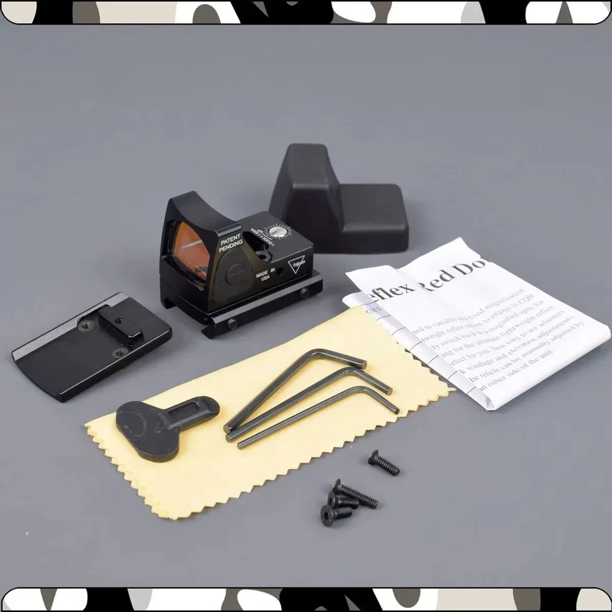 Tactical Red Dot Sight Scope Red Dot RM SR MR Optics Riflescope Collimator Fit 20mm Rail RMT Rifle Sight for Hunting