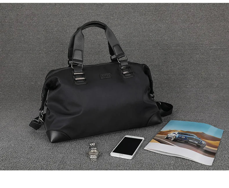 Gym Bag Men Hand-Held Luggage Bag Short Distance Large Capacity Travel Luggage Bag Business Trip Lightweight Travel Bag Leisure