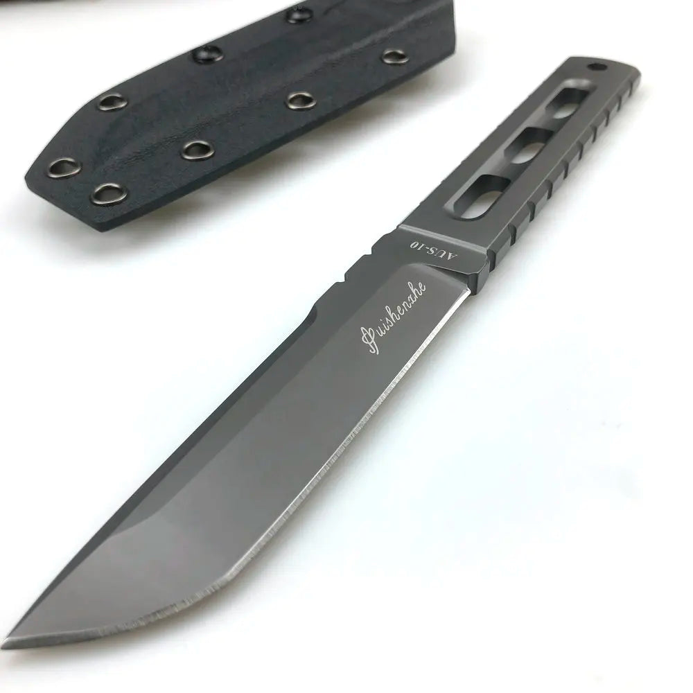 Trskt AUS-10 Steel Tactical Knife - Multi-Purpose Survival Hunting Pocket Knife for Camping Durable EDC Tool Dropshipping