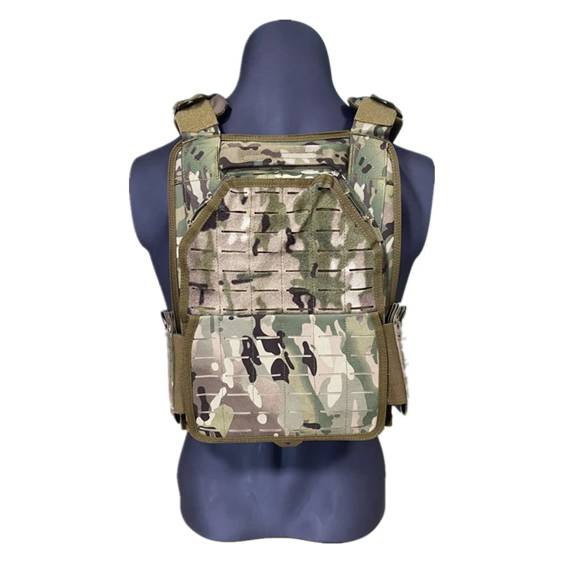 Tactical vest outdoor hunting waterproof paintball equipment Transport equipment lightweight and quickly removable laser cutting