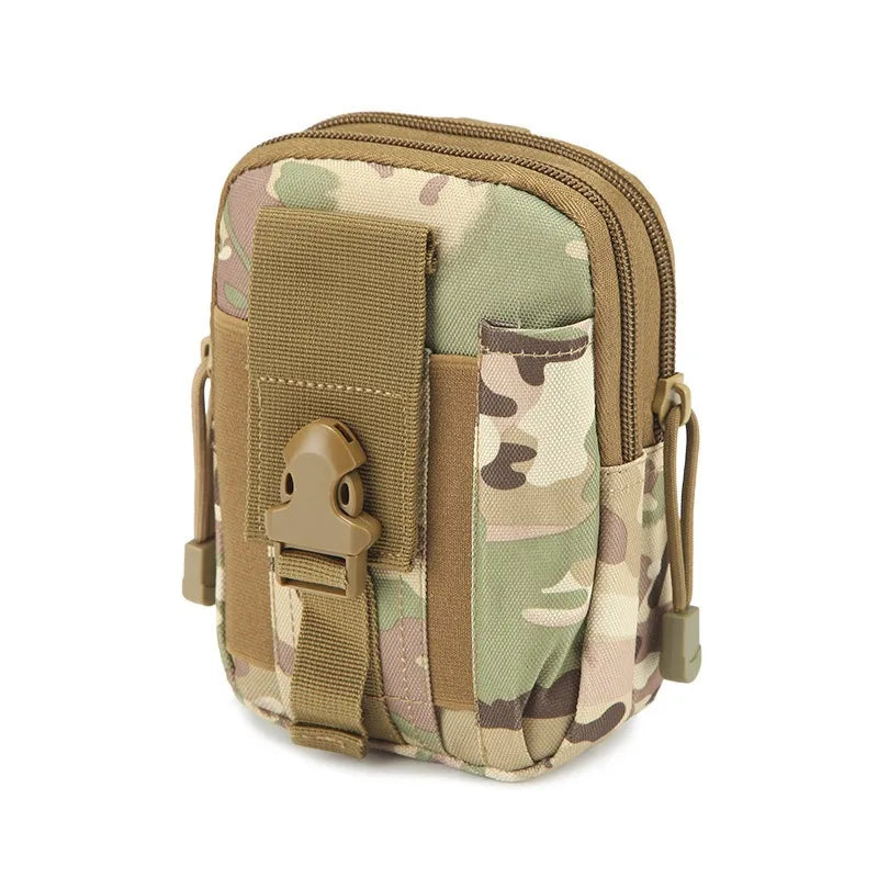 Tactical Molle Waist Pouch Outdoor Hunting Camping Men EDC Tool Bag Utility Gadget Organizer Vest Pack Purse Mobile Phone Case