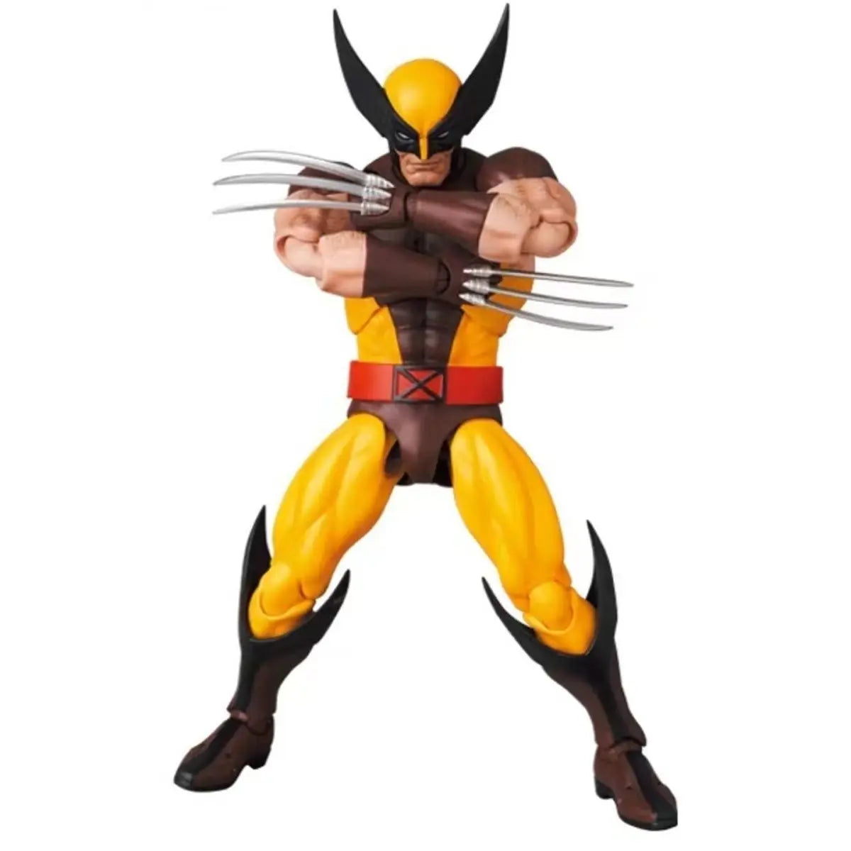 New CT Toys Mafex 96 Wolverine Figure Brown Comic X-Men Action Figure Mafex 138 Shf Anime Figurine Ko Model Toy Gifts