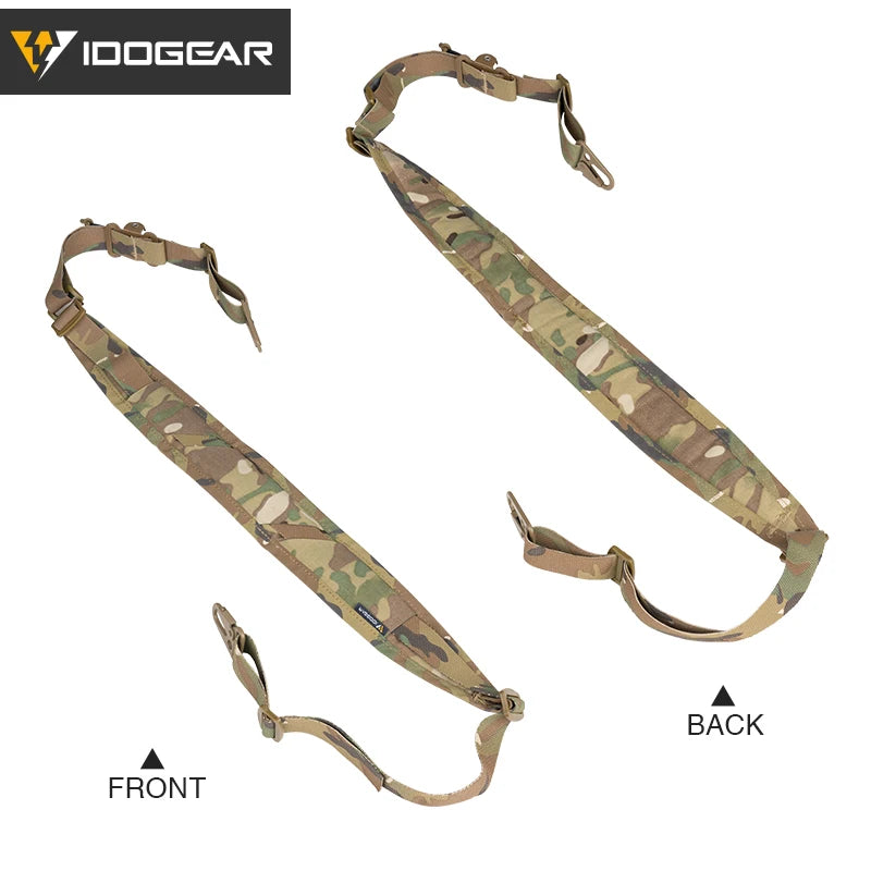 IDOGEAR Tactical R-ifle Sling Slingster 2 Point Hunting Quick Pull Ranger Green 3428