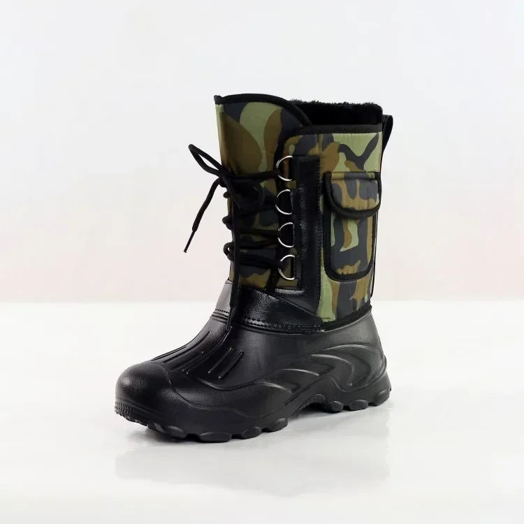 Outdoor Sports Men Boots Spring Waterproof Shoes for Men Light Rain Boots Fishing Boots Winter Snow Boots New Work Boots 2024