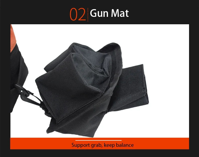 Front and rear bags Rifle rack Sandbags (without sand) Sniper shooting target rack Shotgun accessories