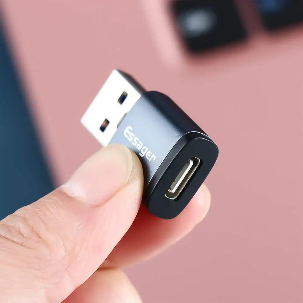 to Type-C Charging Data Male to Female Transfer Adapter Usb to Type C OTG Connector USB C Adapter USB Converter U Disk Reader