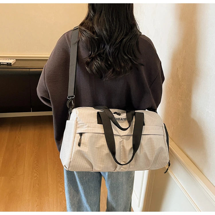 Outdoor bag picnic bag.Sports Gym Bag for Women Girls Travel Duffle Bag Lightweight Carry on Weekender Bag Overnight Bag Gifts