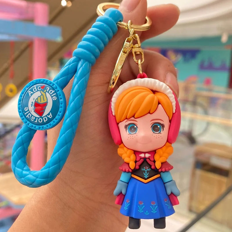 New Cartoon Anime Disney Keychain Mickey Mouse Minnie Lilo & Stitch Keyring Key Chain Car Pendant Kids Toys Gift Wholesale