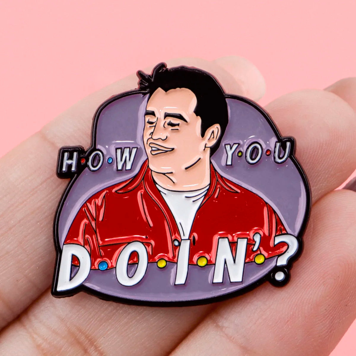 Friends Enamel Pin TV SHOW Funny Quotes Badges on Backpack Brooches Lapel Pin Cosplay Accessories Fans Gifts