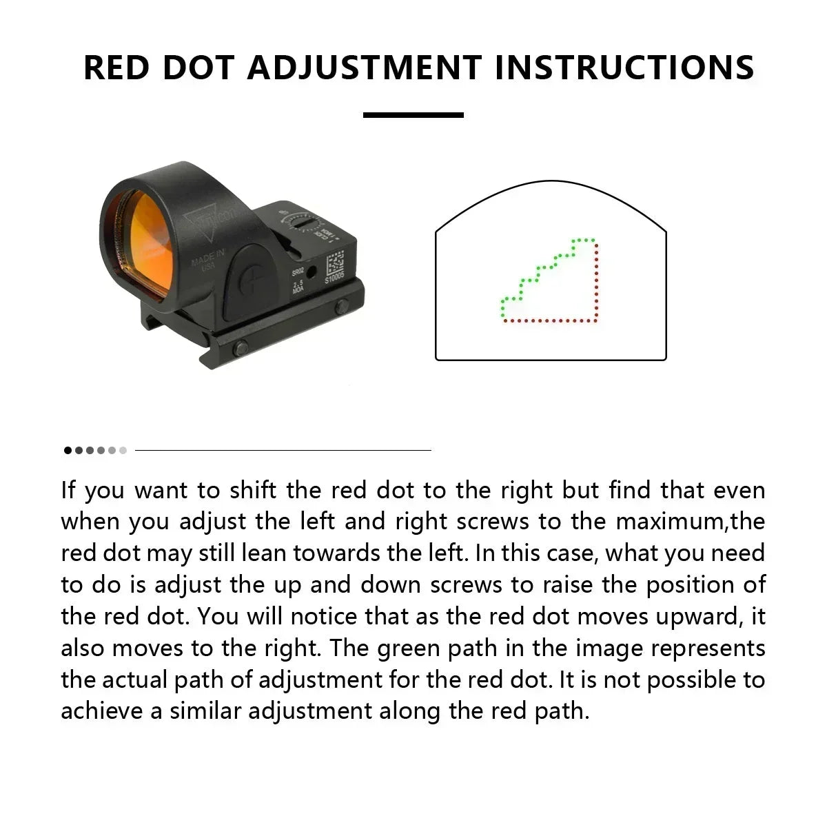 Tactical Red Dot Sight Scope Red Dot RM SR MR Optics Riflescope Collimator Fit 20mm Rail RMT Rifle Sight for Hunting