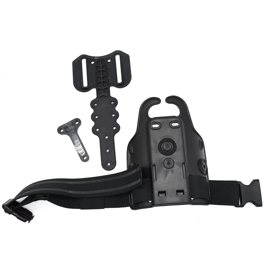 Tactical Drop Leg Platform for Pistol Holster Drop Leg Adapter Thigh Panel Paddle Airsoft Hunting Accessories