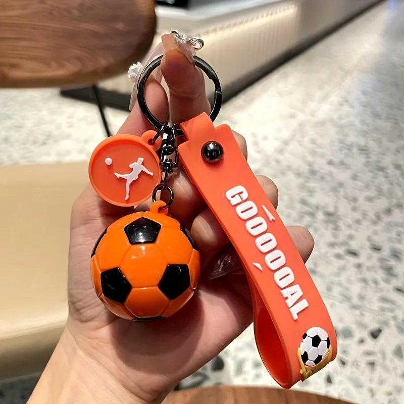 Football Fans Game Football Key Chain Exquisite Football Fashion Backpack Pendant Car Key Chain Accessories Gift For Men Women