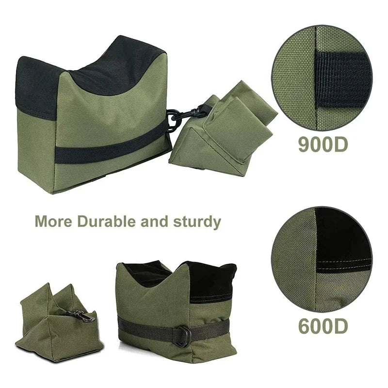 Front and rear bags Rifle rack Sandbags (without sand) Sniper shooting target rack Shotgun accessories