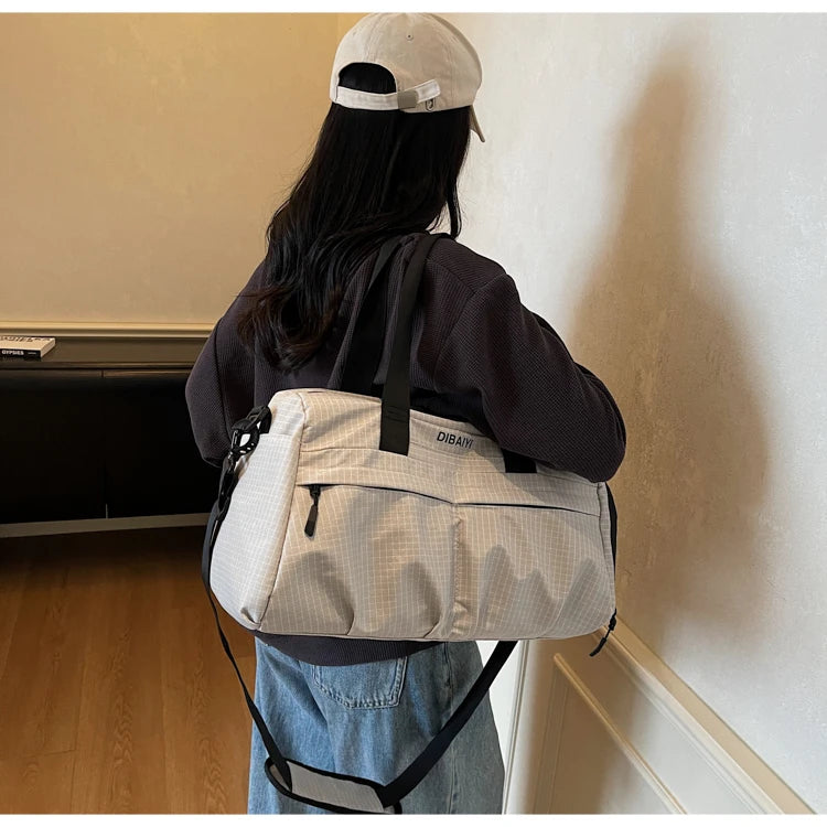 Outdoor bag picnic bag.Sports Gym Bag for Women Girls Travel Duffle Bag Lightweight Carry on Weekender Bag Overnight Bag Gifts