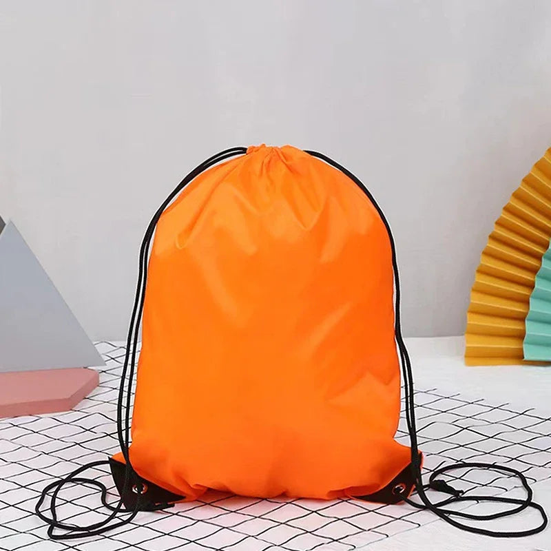 Waterproof Foldable Gym Bag Bundle Pocket Fitness Backpack Drawstring Shop Pocket Hiking Camping Swimming Men Women Sports Bags