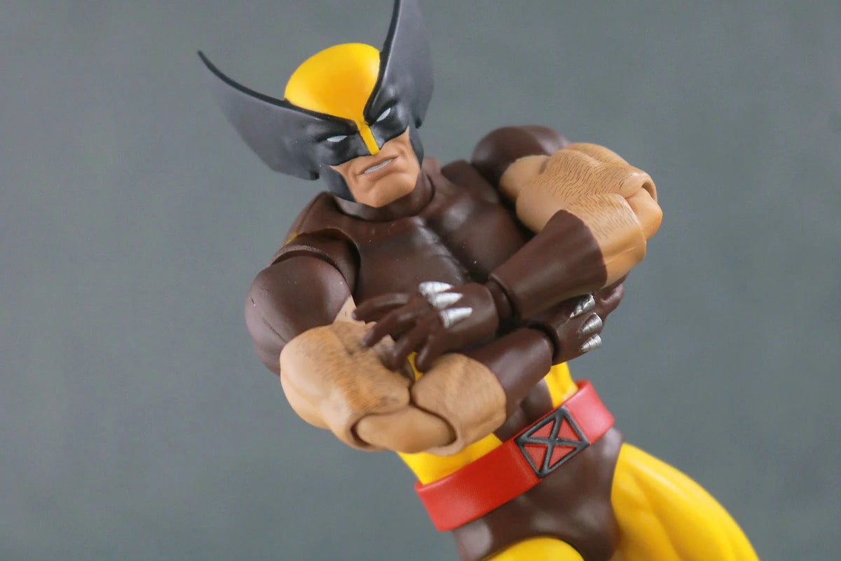 New CT Toys Mafex 96 Wolverine Figure Brown Comic X-Men Action Figure Mafex 138 Shf Anime Figurine Ko Model Toy Gifts