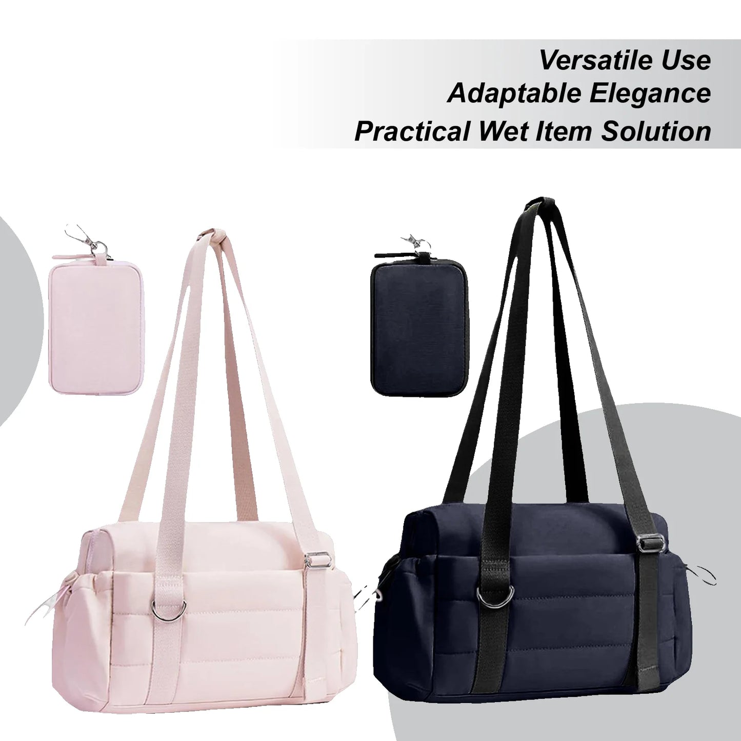 Gym Bag Travel Bag Fitness Tote With Separation For Wet And Dry Travel Duffle Pouch For Swimming Yoga Sports