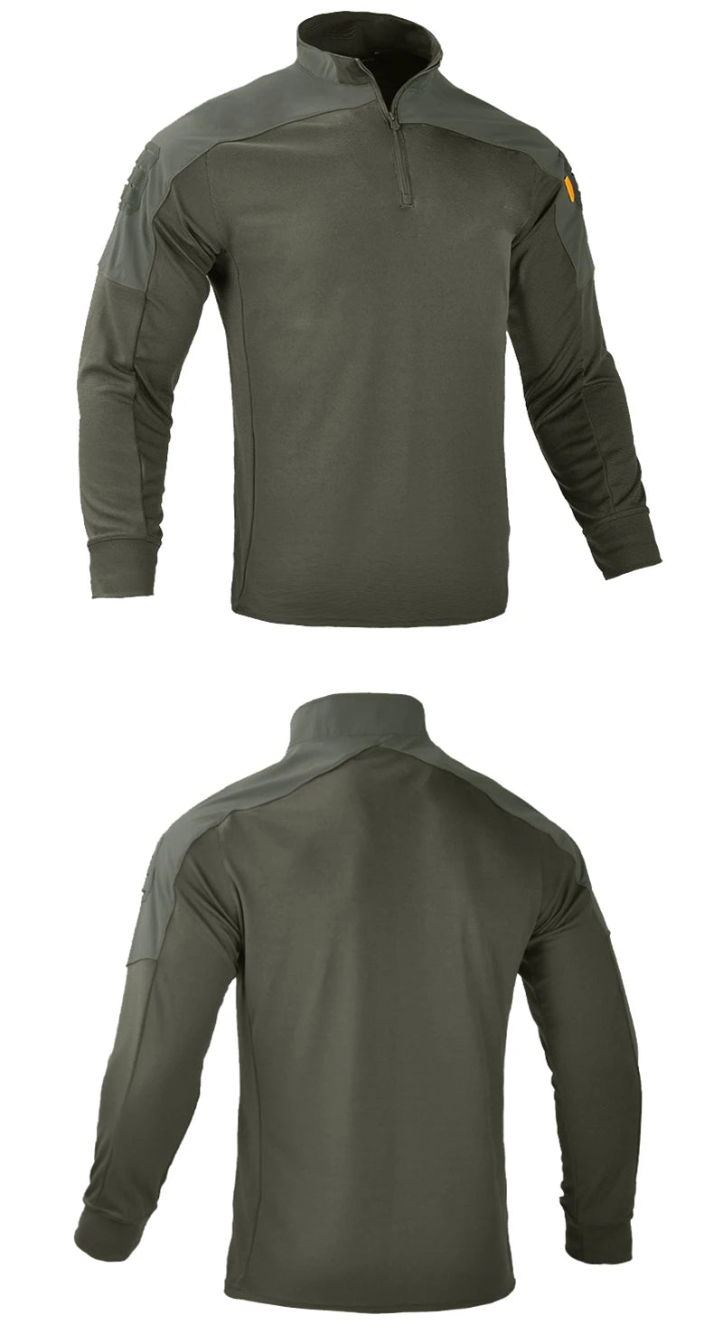 Tactical Shirts for Men Quick Drying Shirt Summer Outdoor Sports Camping T Shirt Military Hiking Breathable Hiking Long Sleeve
