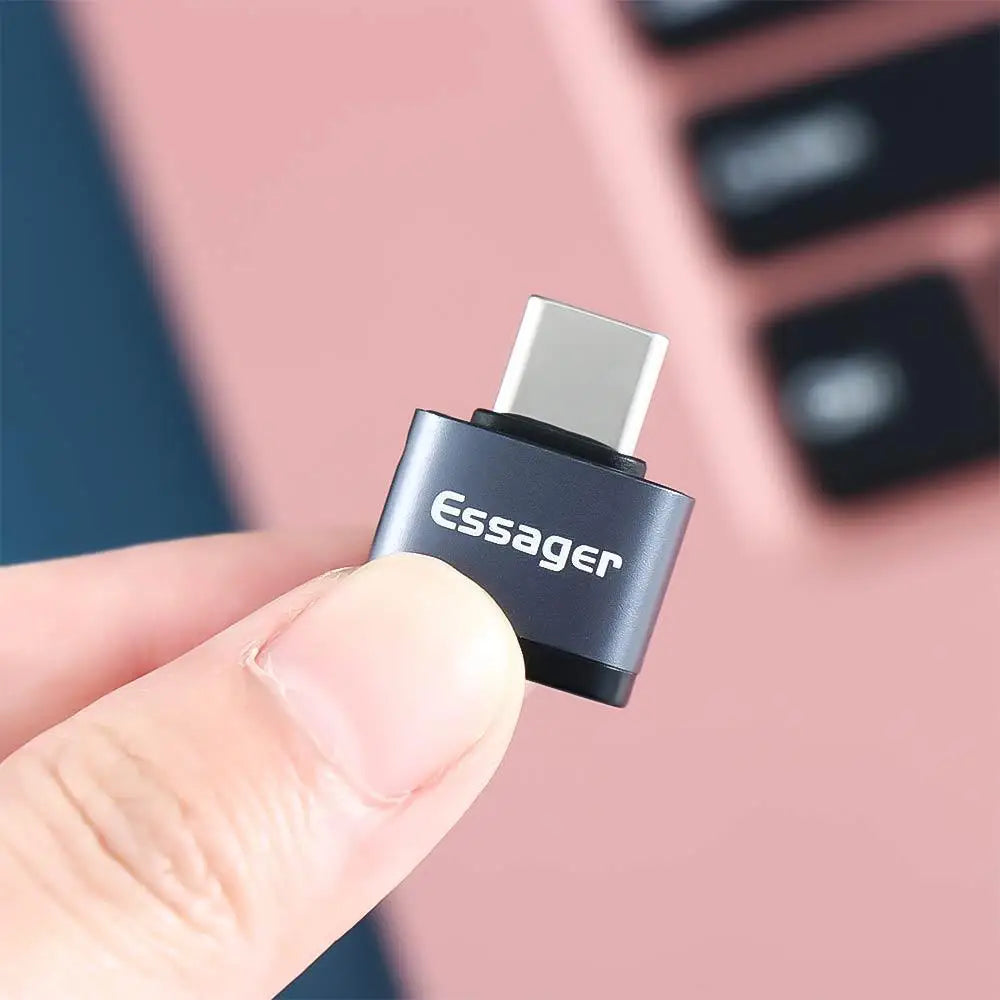 to Type-C Charging Data Male to Female Transfer Adapter Usb to Type C OTG Connector USB C Adapter USB Converter U Disk Reader