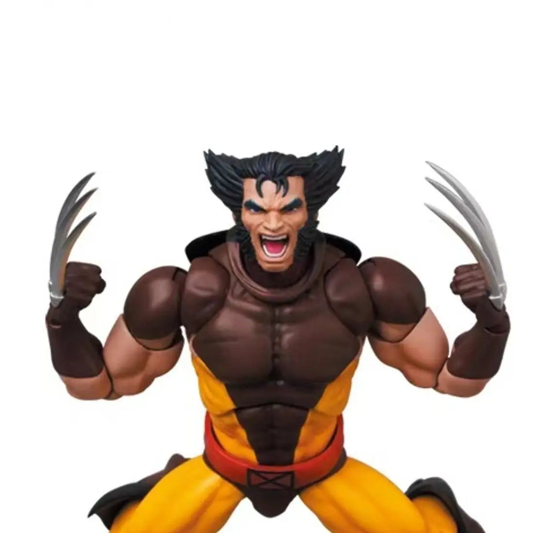 New CT Toys Mafex 96 Wolverine Figure Brown Comic X-Men Action Figure Mafex 138 Shf Anime Figurine Ko Model Toy Gifts