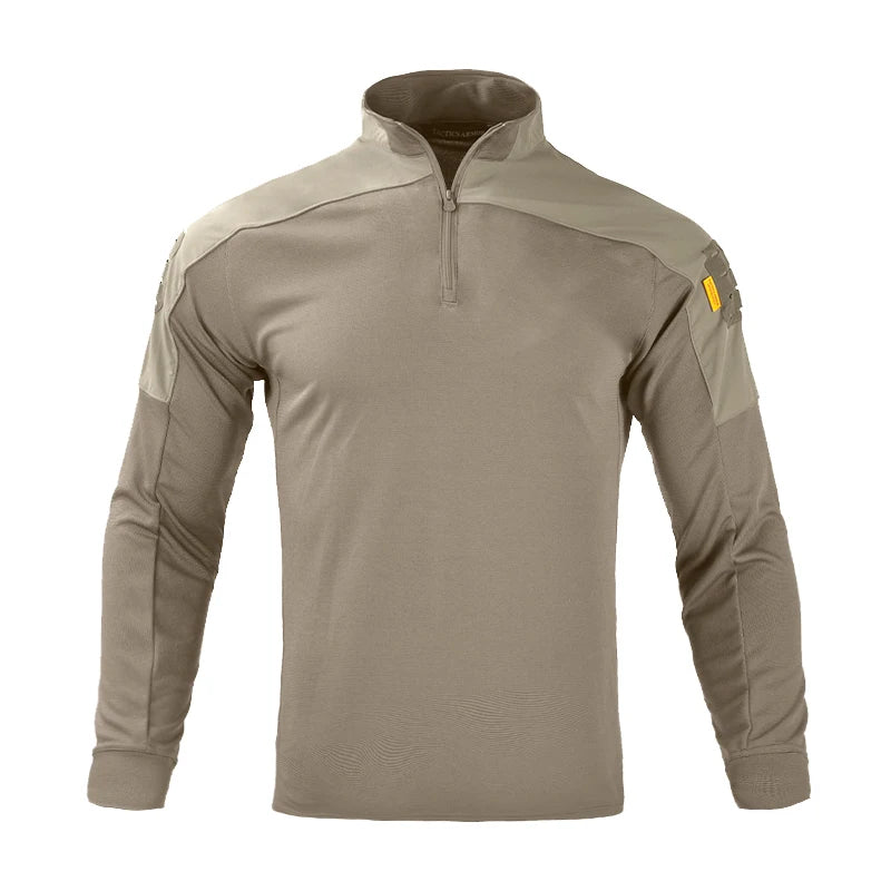 Tactical Shirts for Men Quick Drying Shirt Summer Outdoor Sports Camping T Shirt Military Hiking Breathable Hiking Long Sleeve