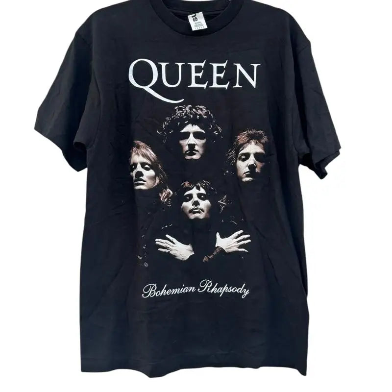 Vintage Queen Bohemian Rhapsody Graphic T Shirt Men's Large Black Suna Honduras
