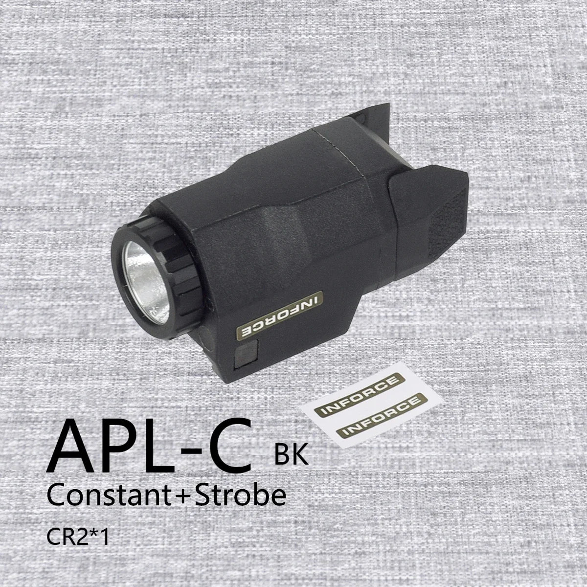 Tactical INFORCE WML Weapons Scout Flashlight Fit Airsoft Rifle AR15 APL APL-C Pistol Gun Light Hunting Strobe Torch