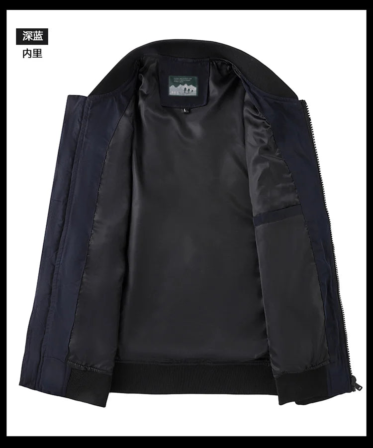 Tactical Jacket Men Autumn and Winter Casual Versatile Trend Outdoor Safari Style Cargo Coat Windproof Campus Clothing