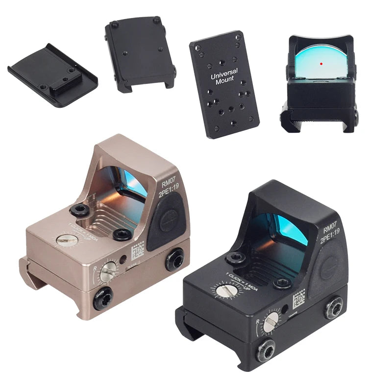 LANBUL RM HD SR Green Red Dot Sight Pistol Rifle Rear Plate Base Airsoft MOS For Glock17 20mm Rail Picatinny Rail Tactical