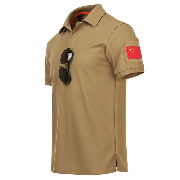Tactical Cargo Quick Dry Combat T-Shirt Men's Military Army Pullover Outdoor Hunting Camping Climbing Trekking Hiking Shirts