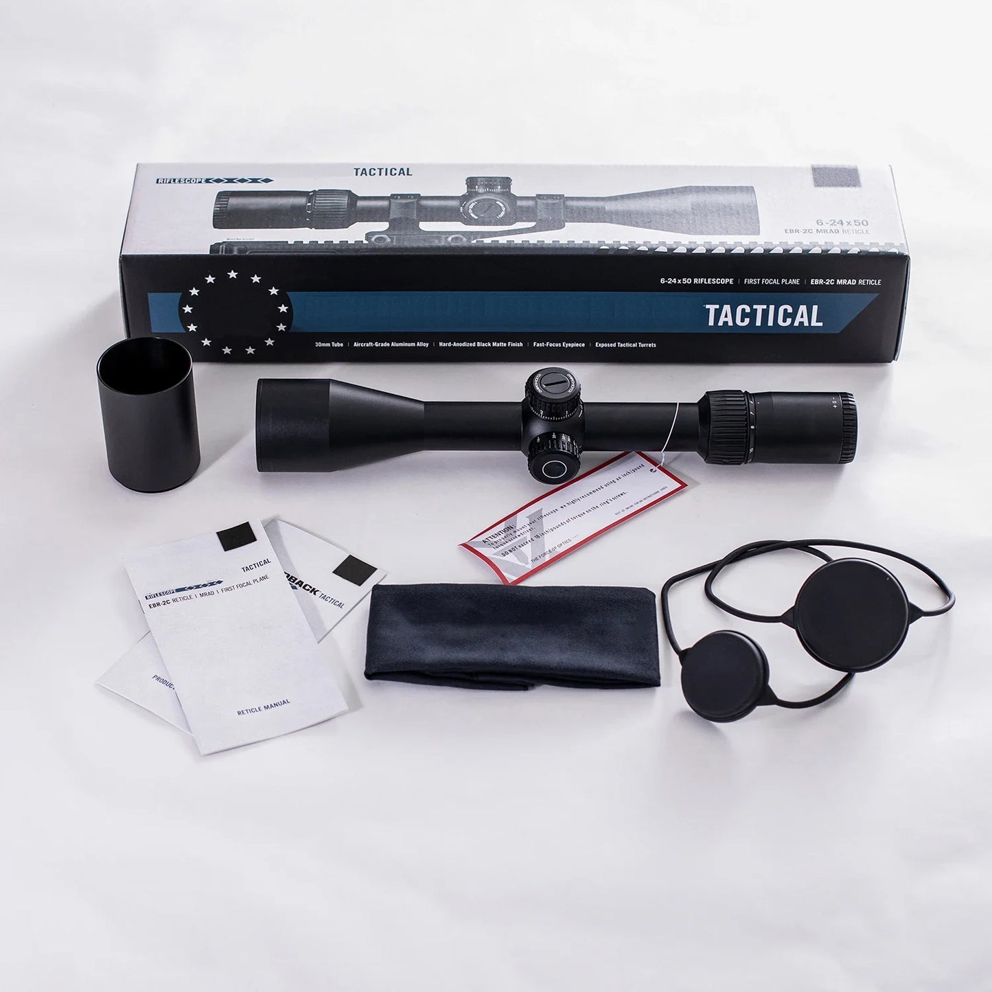 Original V*RT*X Optics D**M*NDB*CK Tactical 6-24X50 First Focal Plane(FFP) Riflescopes EBR-2C(MRAD) Reticle 30mm Tube Scope