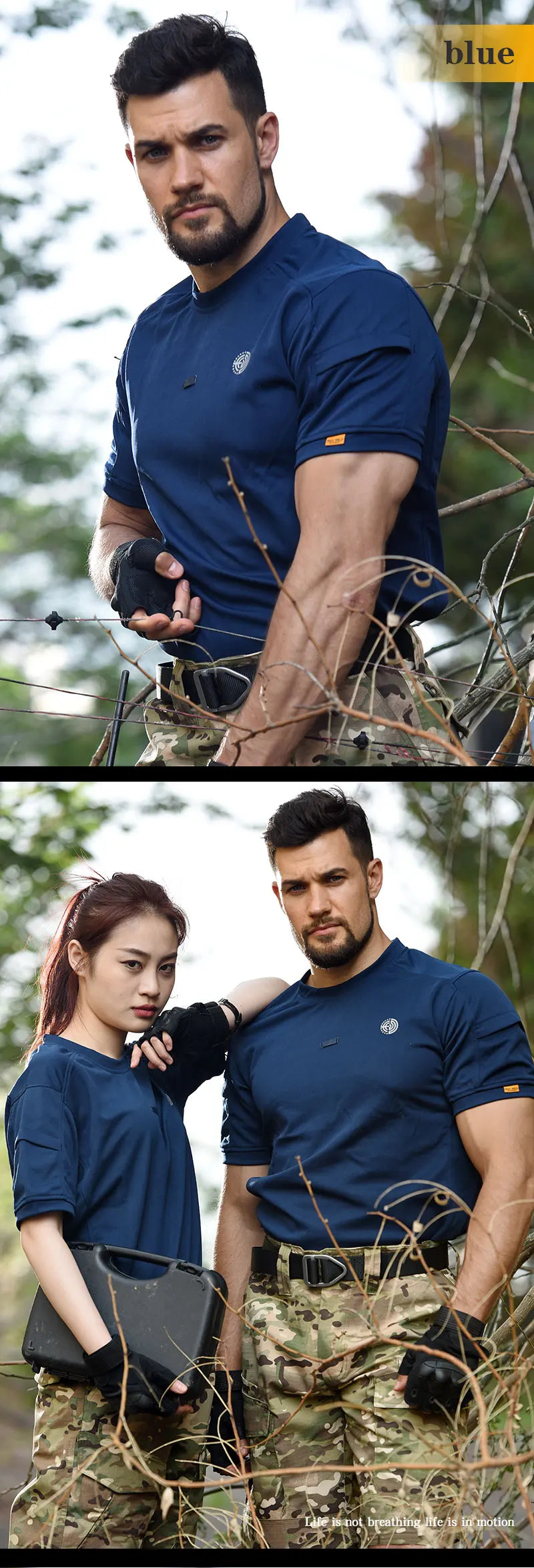 Tactical Shirt Airsoft T-shirts Men Clothing Quick Dry Outdoor Hiking Camping Combat Shirts Sports Trainning Hunting Outfit