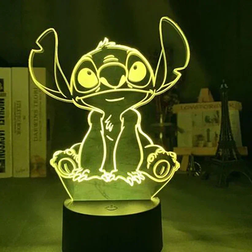 Star Wars Character 3D Model LED Night Light Anime Desk Lamp Cool Action Doll Toys Children's Boys and Girls Birthday Gifts