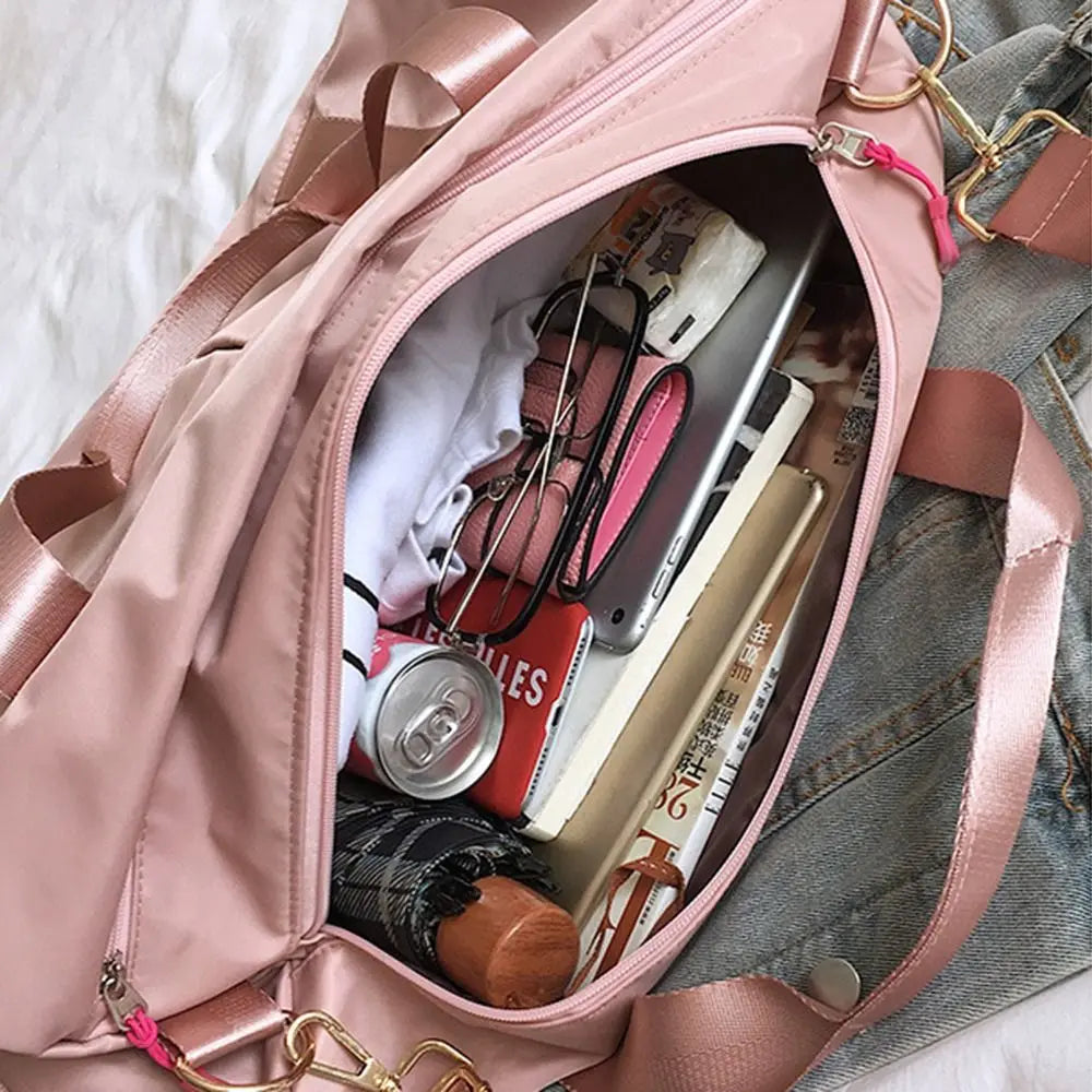 Overnight Weekend Gym Yoga Luggage Bags Women Sport Duffle Bag Travel Handbag