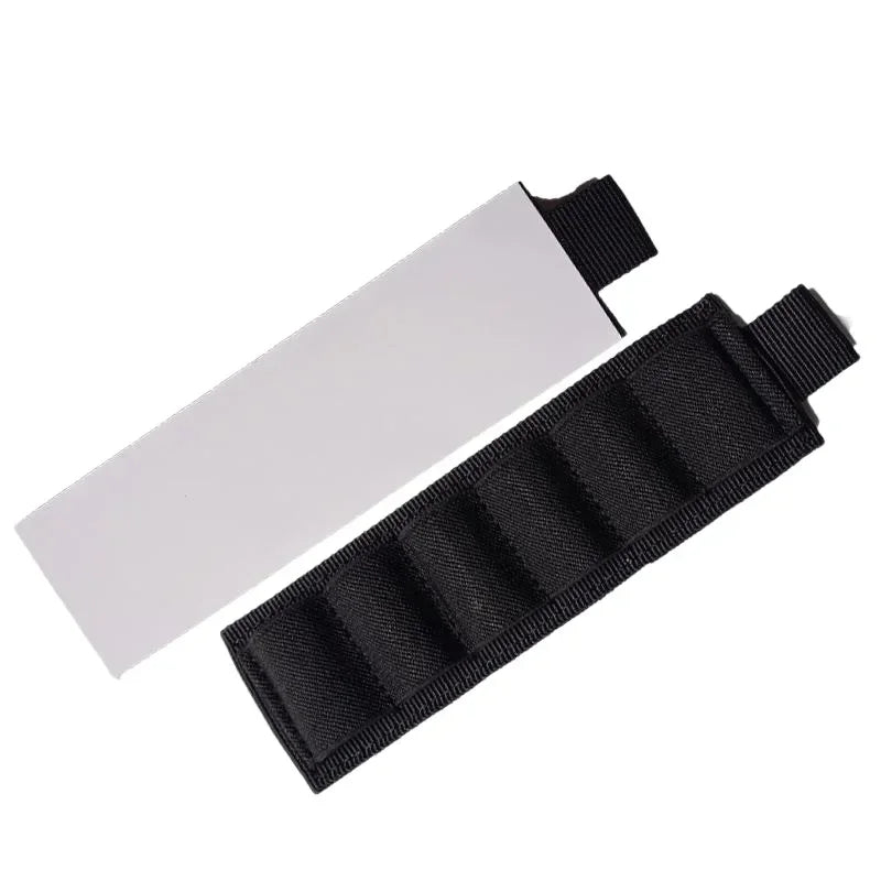 Hunting accessories: 6-loop shotgun stock shell holder, 12-gauge cartridge bag, rifle stock, bullet carrier, Velcro
