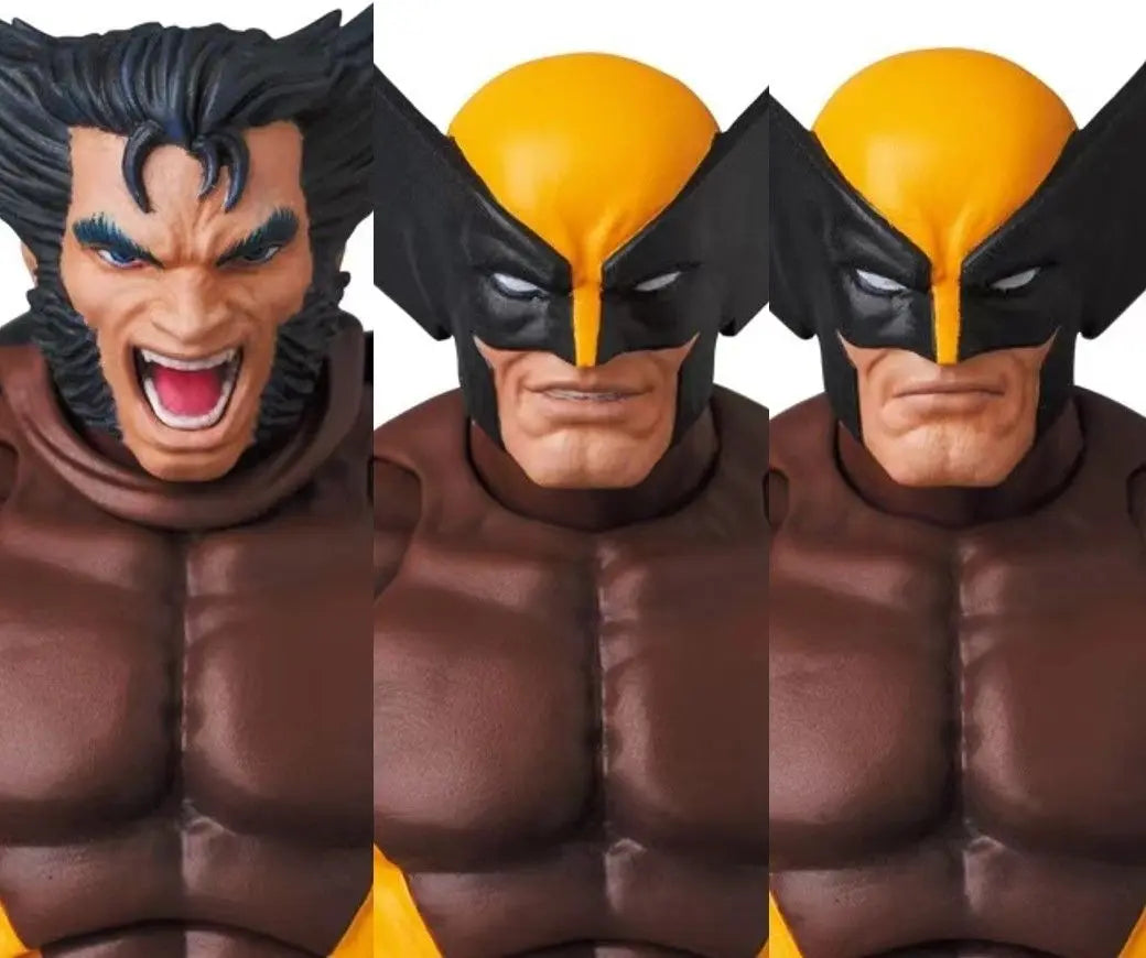 New CT Toys Mafex 96 Wolverine Figure Brown Comic X-Men Action Figure Mafex 138 Shf Anime Figurine Ko Model Toy Gifts