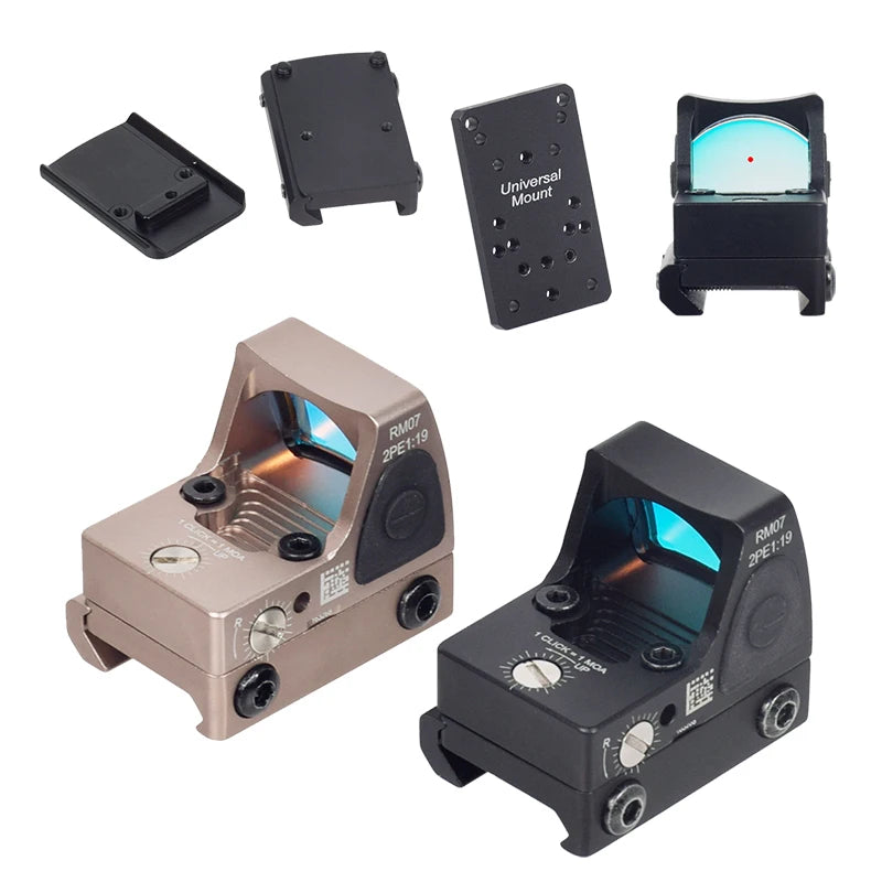 Tactical Trijic RMHD 3MOA Red Dot Sight Reflex Sight G Picatinny Rail/mount No Parallax HD Imaging Handgun Rifle Scopes