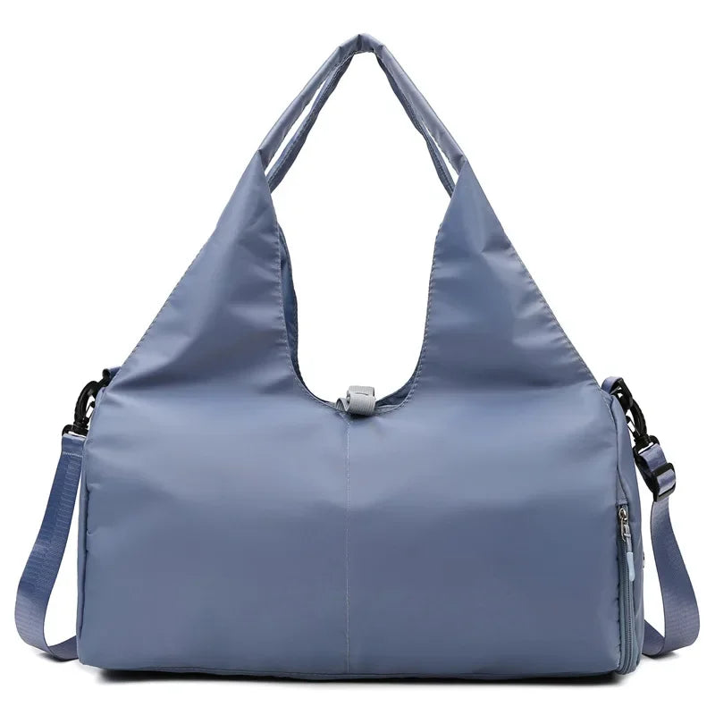Yoga Mat Gym Bag For Women's Independent Shoe Compartment Handbags Travel Fitness Tote Bag Large Capacity Swimming Shoulder Bag