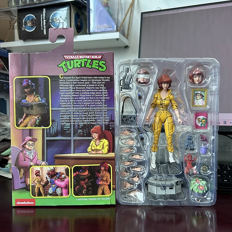 NECA Version 2.0 Yellow Clothes Female Reporter Action Figurine GK Statue Collection Model Toys Christmas Gift