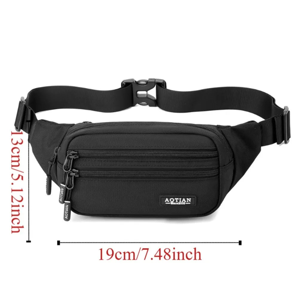 Gym Bag Large Capacity Running Waist Bags Multi-function Lightweight Sports Phone Bag Storage Waterproof Men Chest Bag Men Women