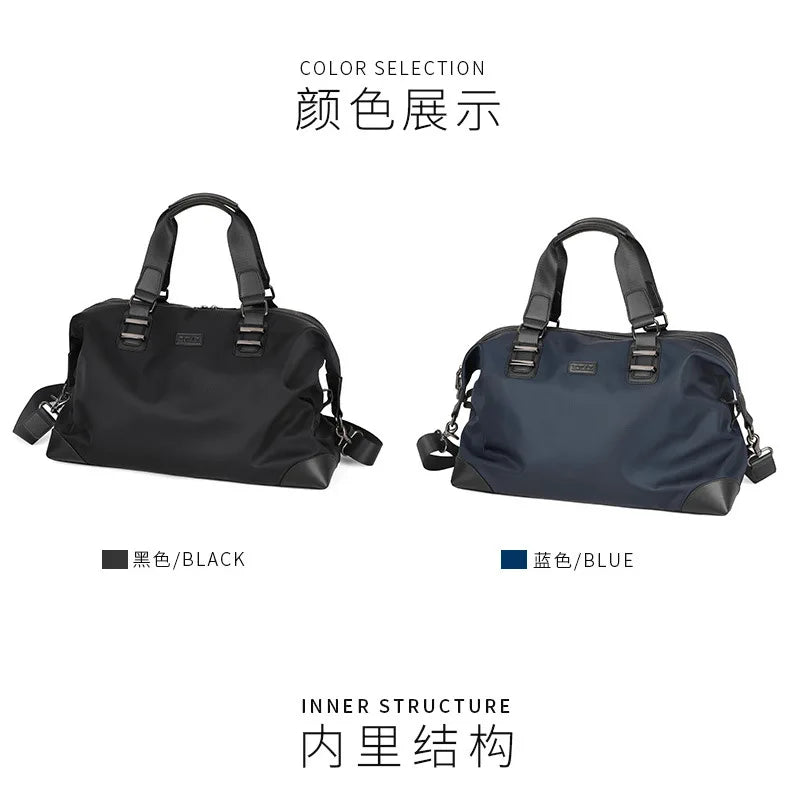 Gym Bag Men Hand-Held Luggage Bag Short Distance Large Capacity Travel Luggage Bag Business Trip Lightweight Travel Bag Leisure