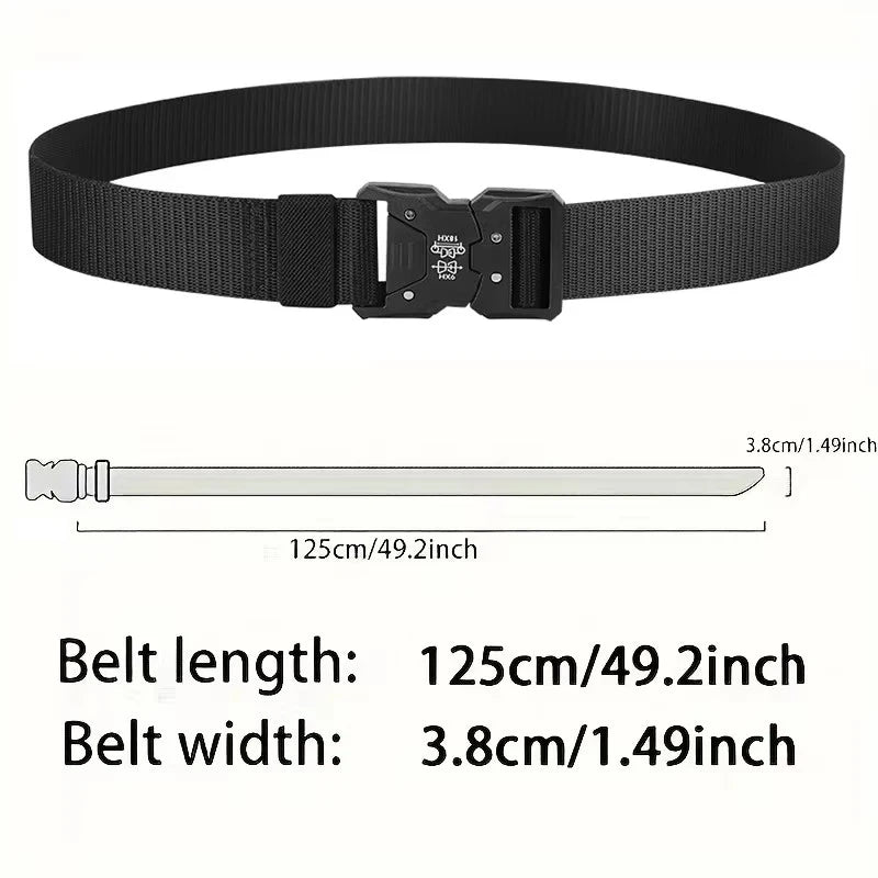 Tactical Waist Belt - Multi Function Durable Automatic Buckle, Perfect for Outdoor Adventures, Unisex Accessories for Men Women