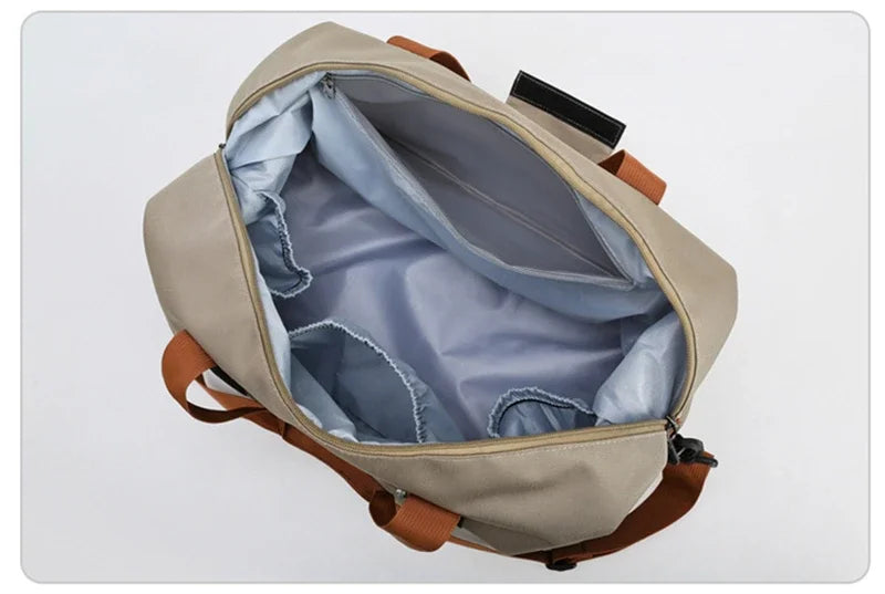 Large Capacity Fitness Bag Travel Bag Waterproof Sports Gym Bag Portable Luggage for Men Women Short Distance gym and travel bag