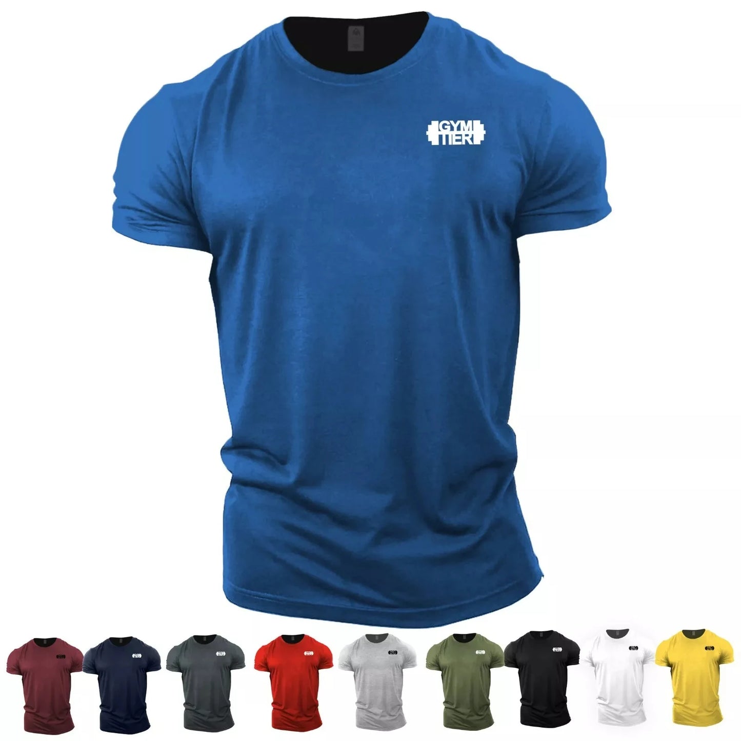 GYMTIER Gym T-Shirt | UK Bodybuilding Top Gym Clothing Vest Workout Training Mens T Shirts T Shirts for Men