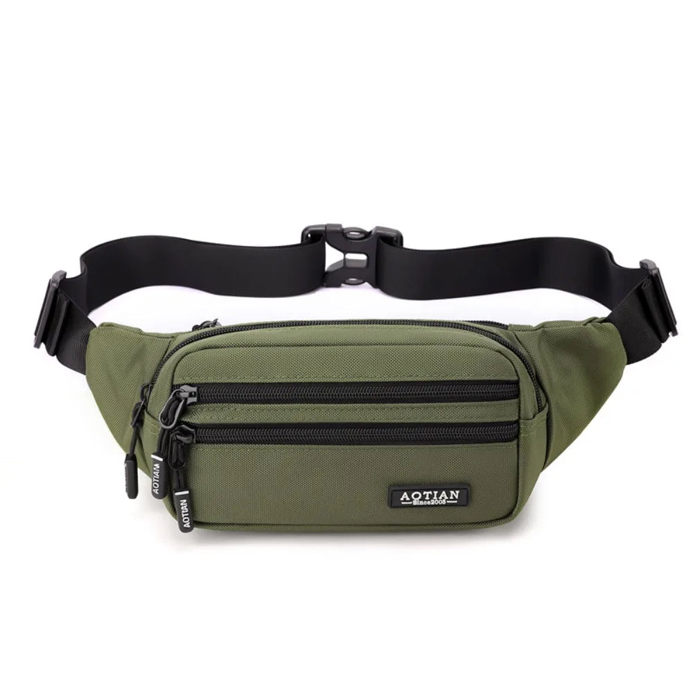 Gym Bag Large Capacity Running Waist Bags Multi-function Lightweight Sports Phone Bag Storage Waterproof Men Chest Bag Men Women